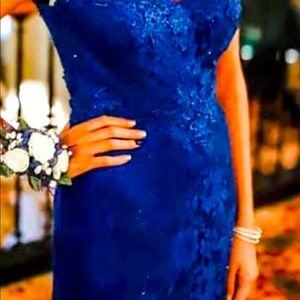 Prom or homecoming dress size 2, beautiful Royal Blue